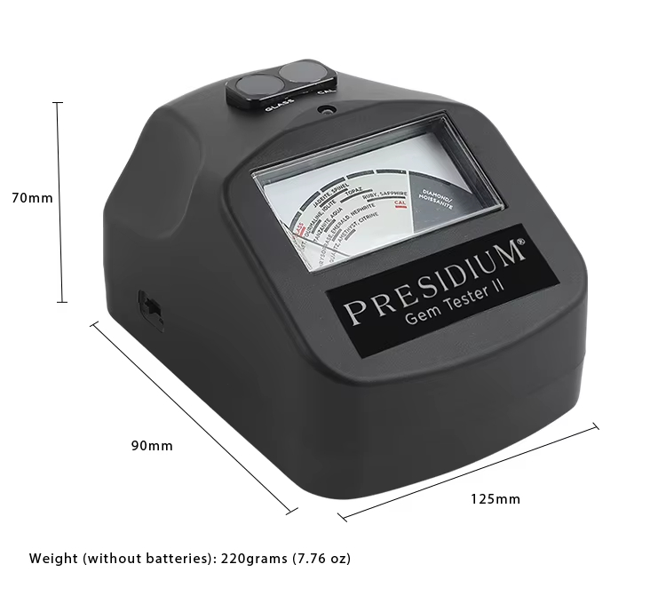 Presidium PGT‑2 Gem Tester PGT II Diamond & Gemstone Tester with Assisted Thermal Calibration (ATC) 